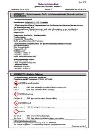 Sicherheitsdatenblatt-Girardelli-Entwickler